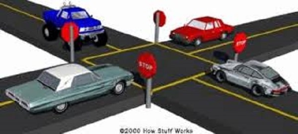 four way stop | goodthoughtsgoodlives google images