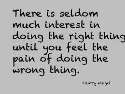 doing the right thing