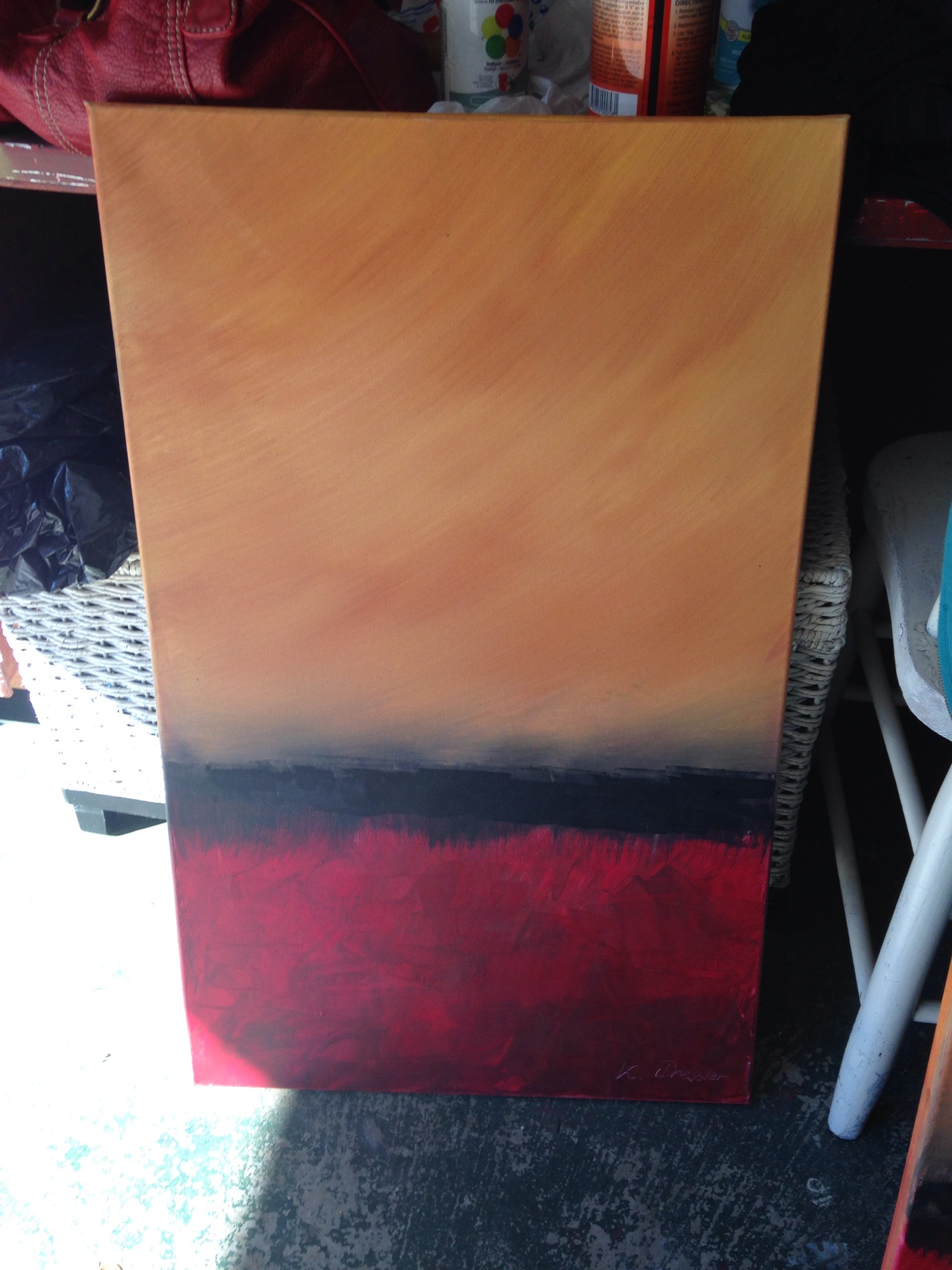 goodwill painting/before