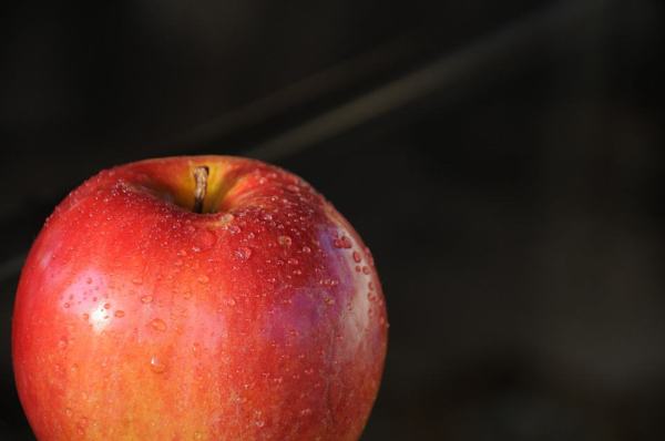 apple/feeling sad/worm in my apple