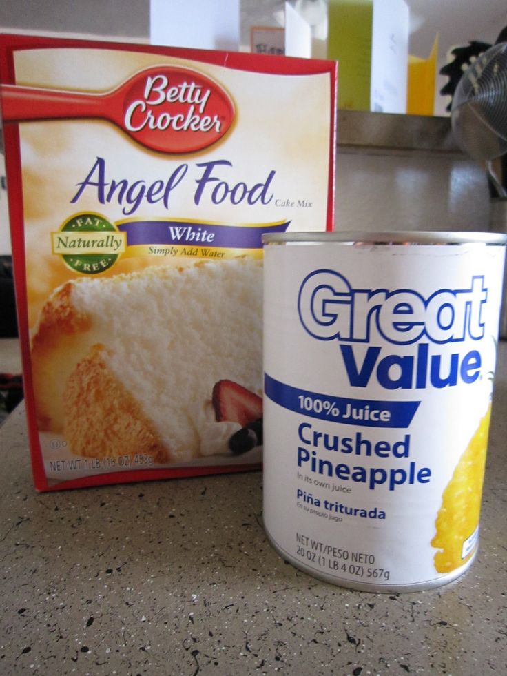 angel food/crushed pineapple cake