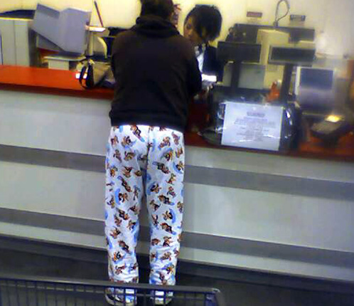 Pajamas in public