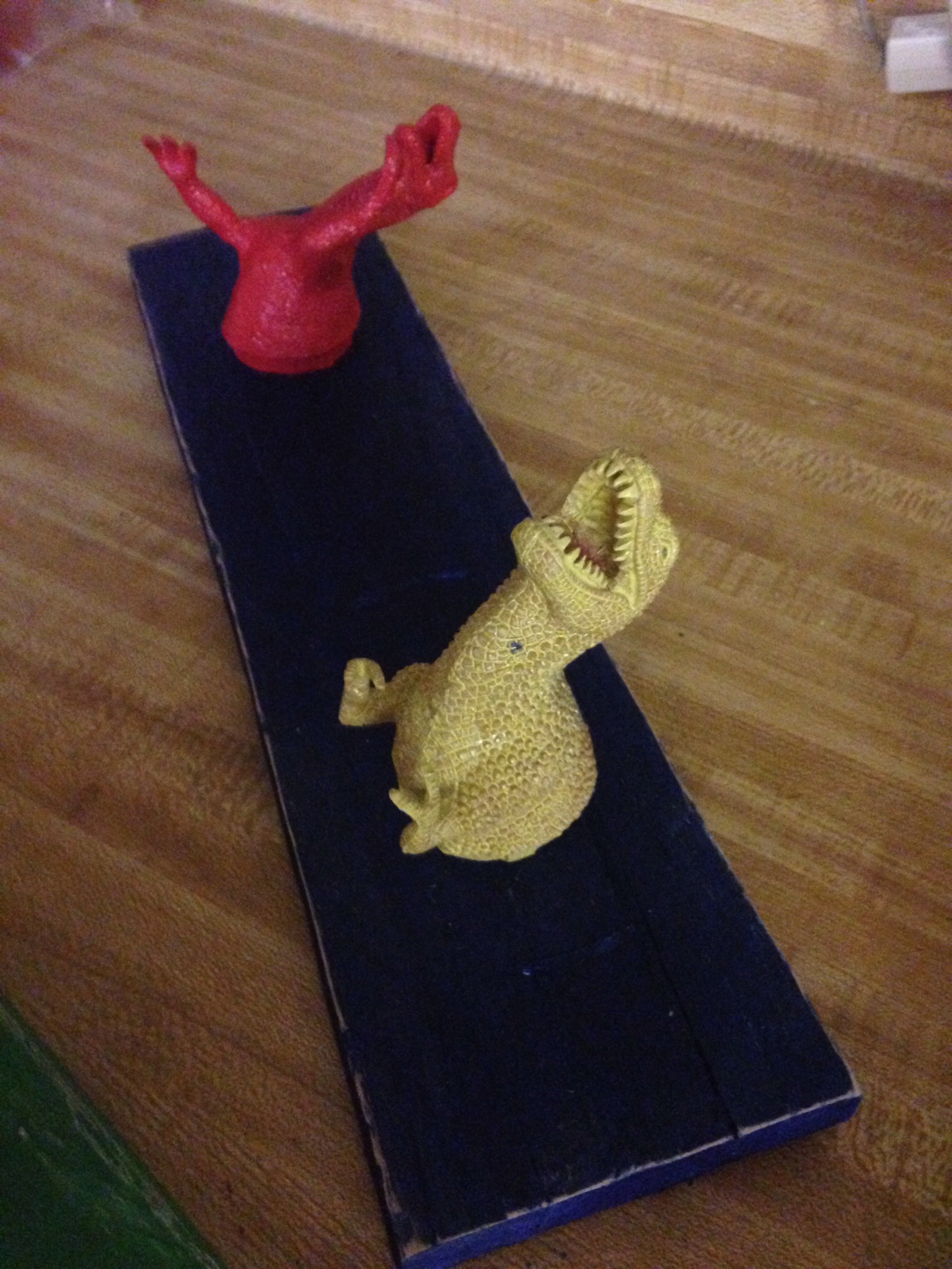 dinosaur coat rack