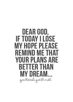 God's plans are better