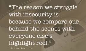 a  sign that mentions insecurity/spiritual victory