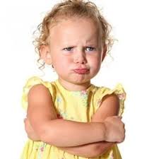 little girl having a temper tantrum/spiritual victory