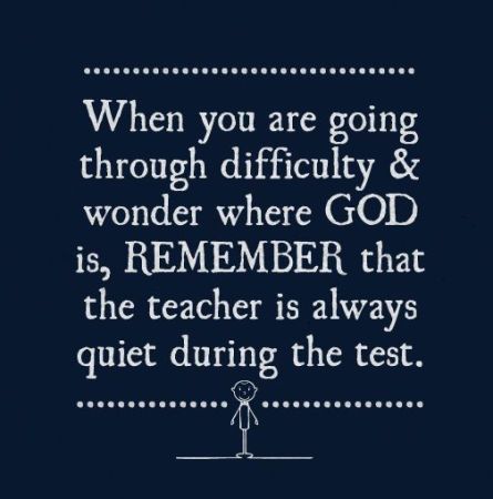 Difficult times/inspirational