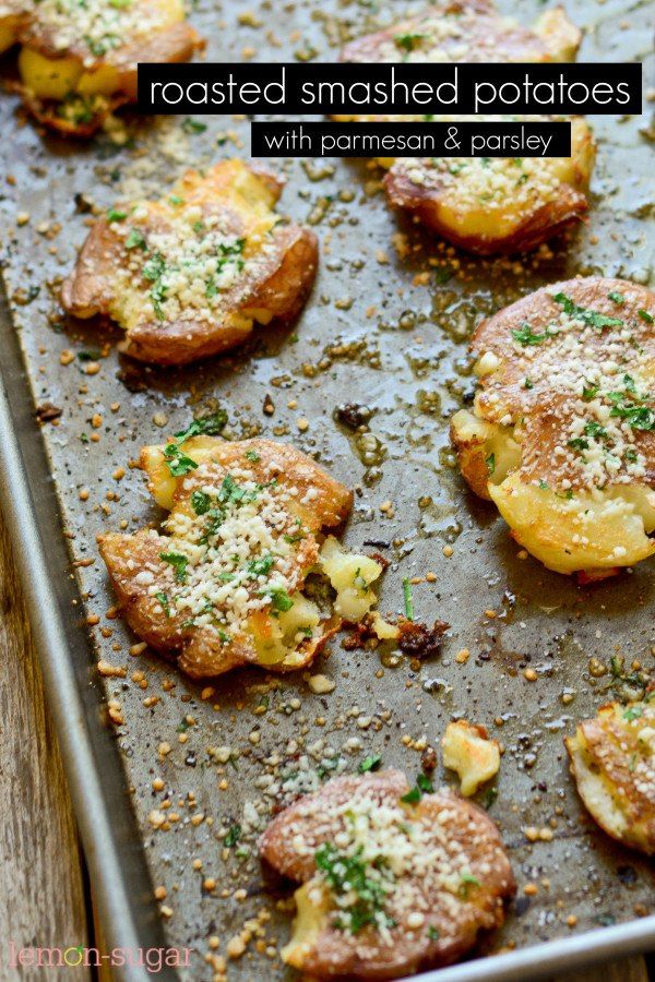 smashed potatoes