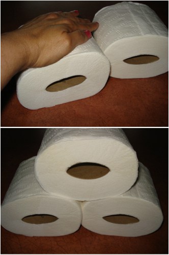 how to keep toilet paper from coming off the holder