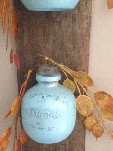 blue juice container