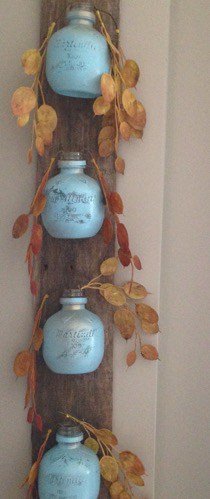 blue juice container