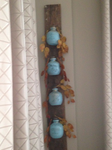 blue juice container art