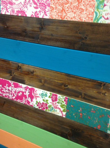 plank board wall