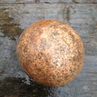 perfectly round stone