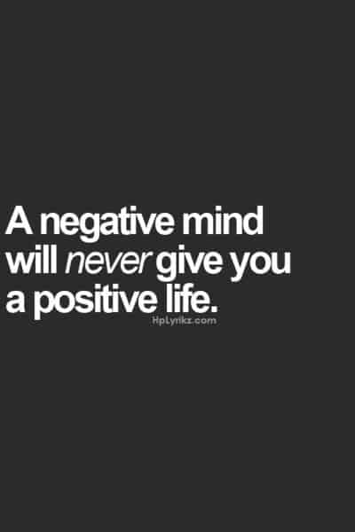 negative thoughts