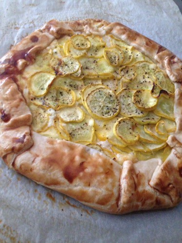 squash Galette | goodthoughtsgoodlives squash Galette