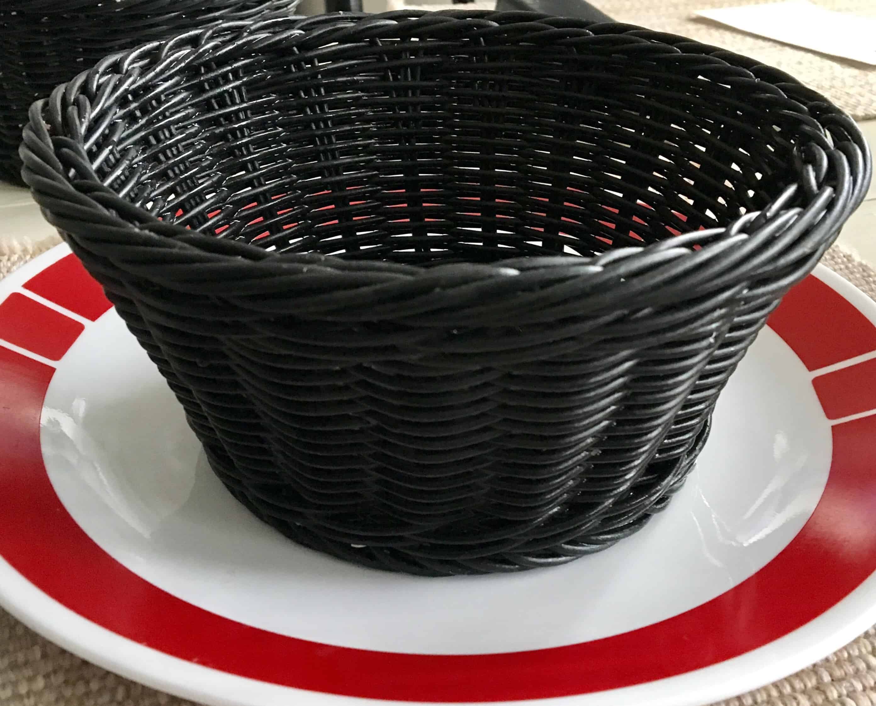 black basket