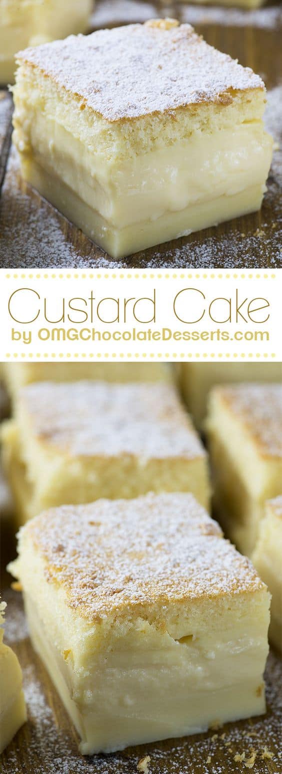 custard cake | goodthoughtsgoodlives custard cake