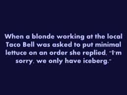 blond joke