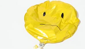deflated balloon