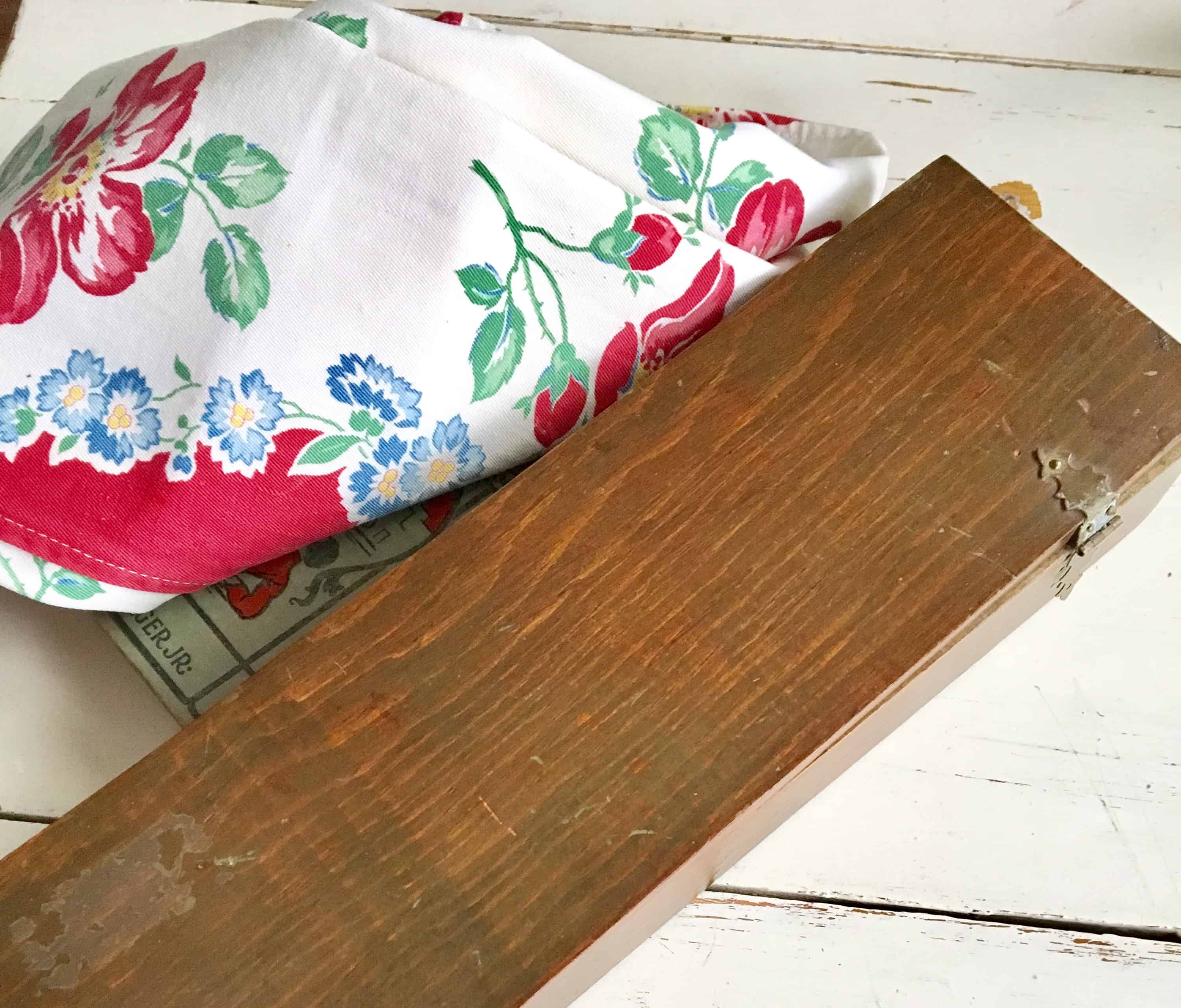 antique book,. cloth,. box