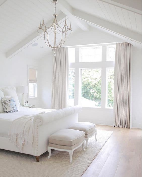 white bedroom
