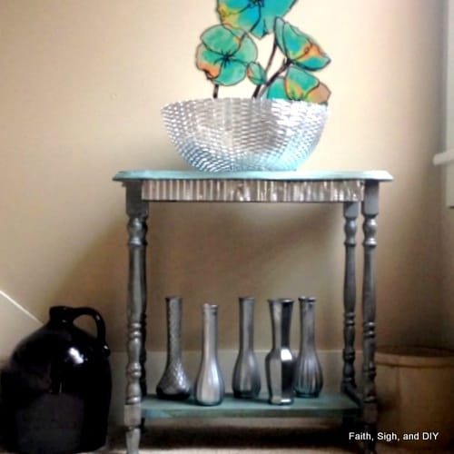 upstairs hallway table