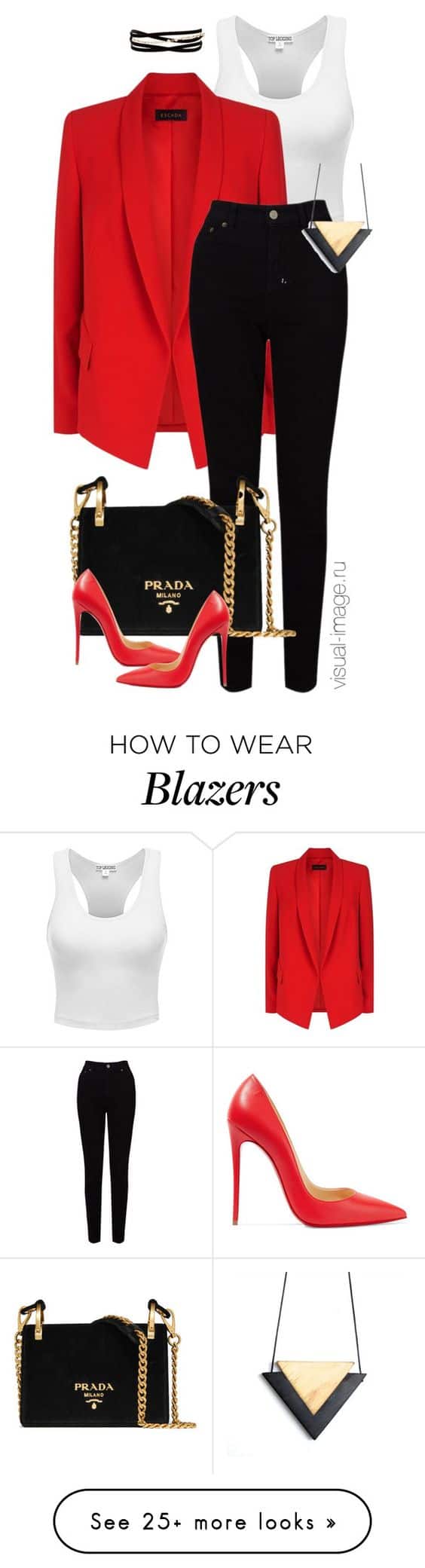 fashion fave red blazer