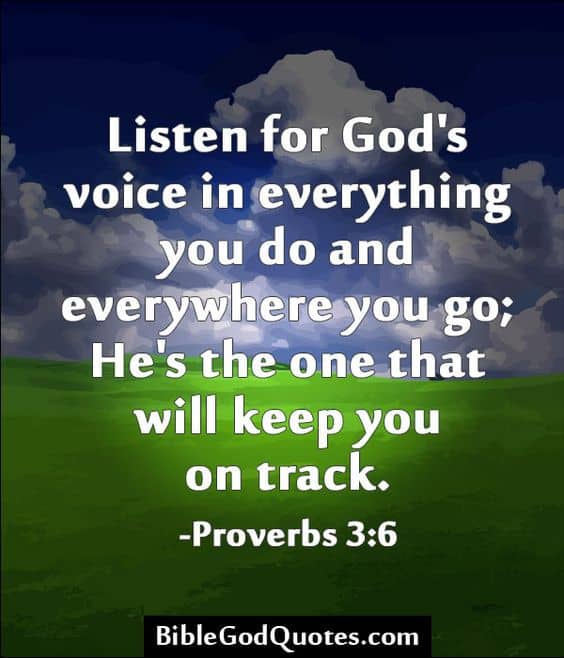 listening to God