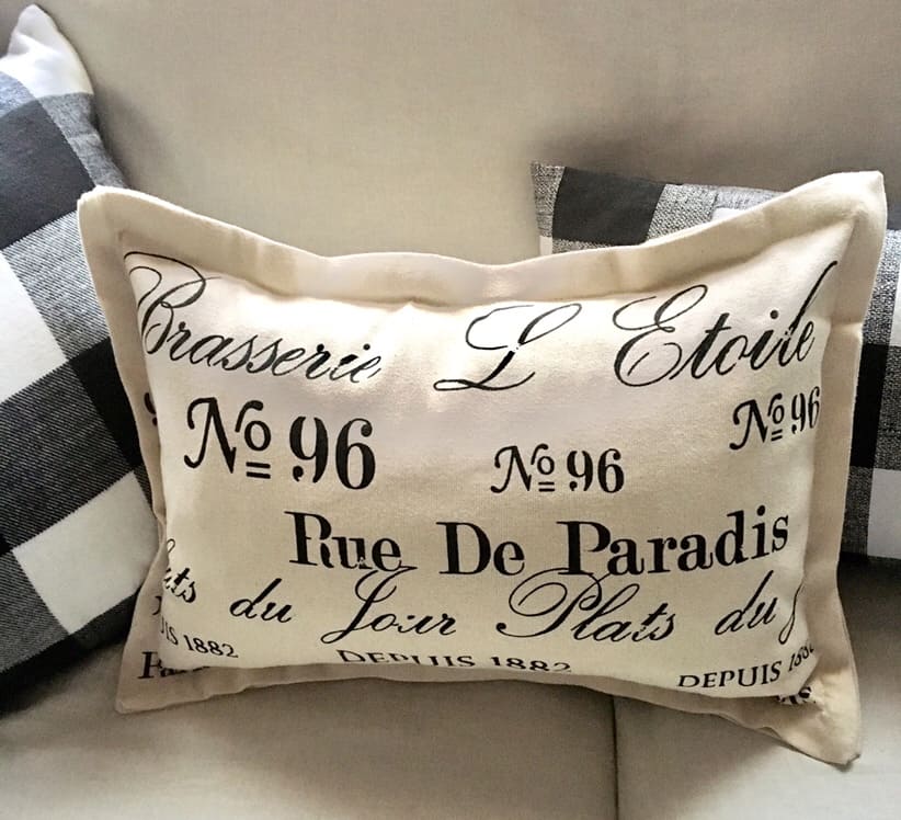 placemats into pillows/DIY