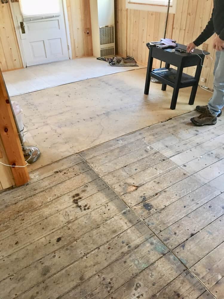 tearing up carpet/cabin