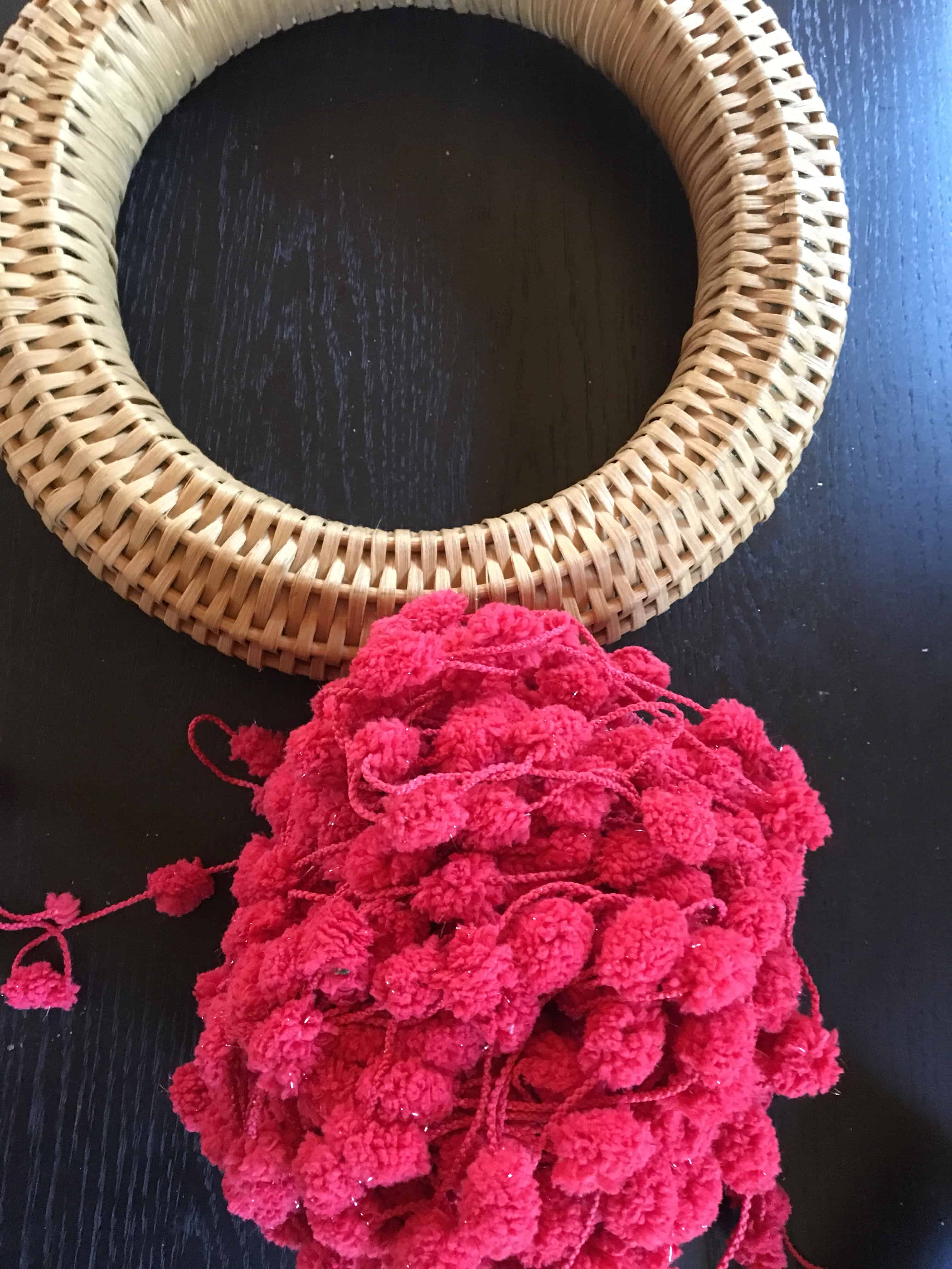 ball fringe/wreath/DIY