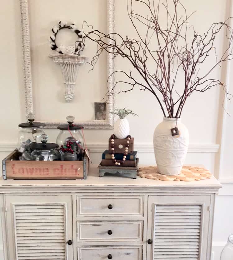 picture of a sideboard/distraction  for anxiety