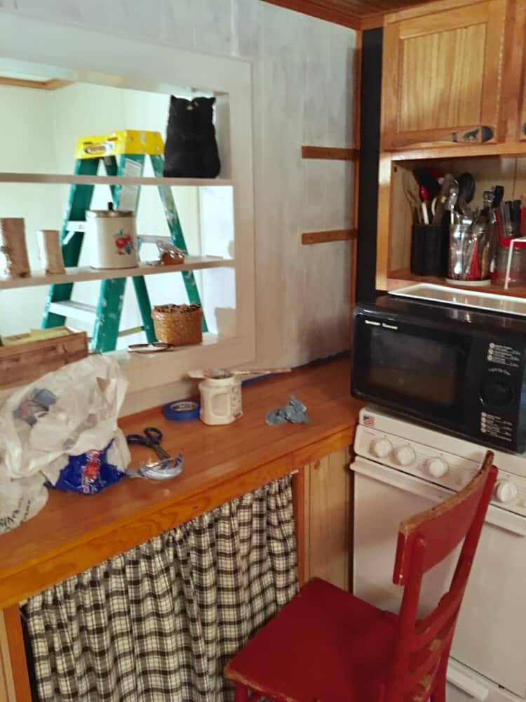 cabin kitchen/DIY