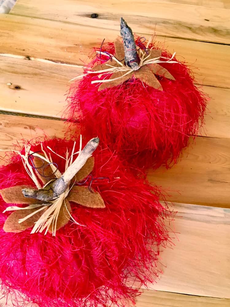 DIY/fabric pumpkins