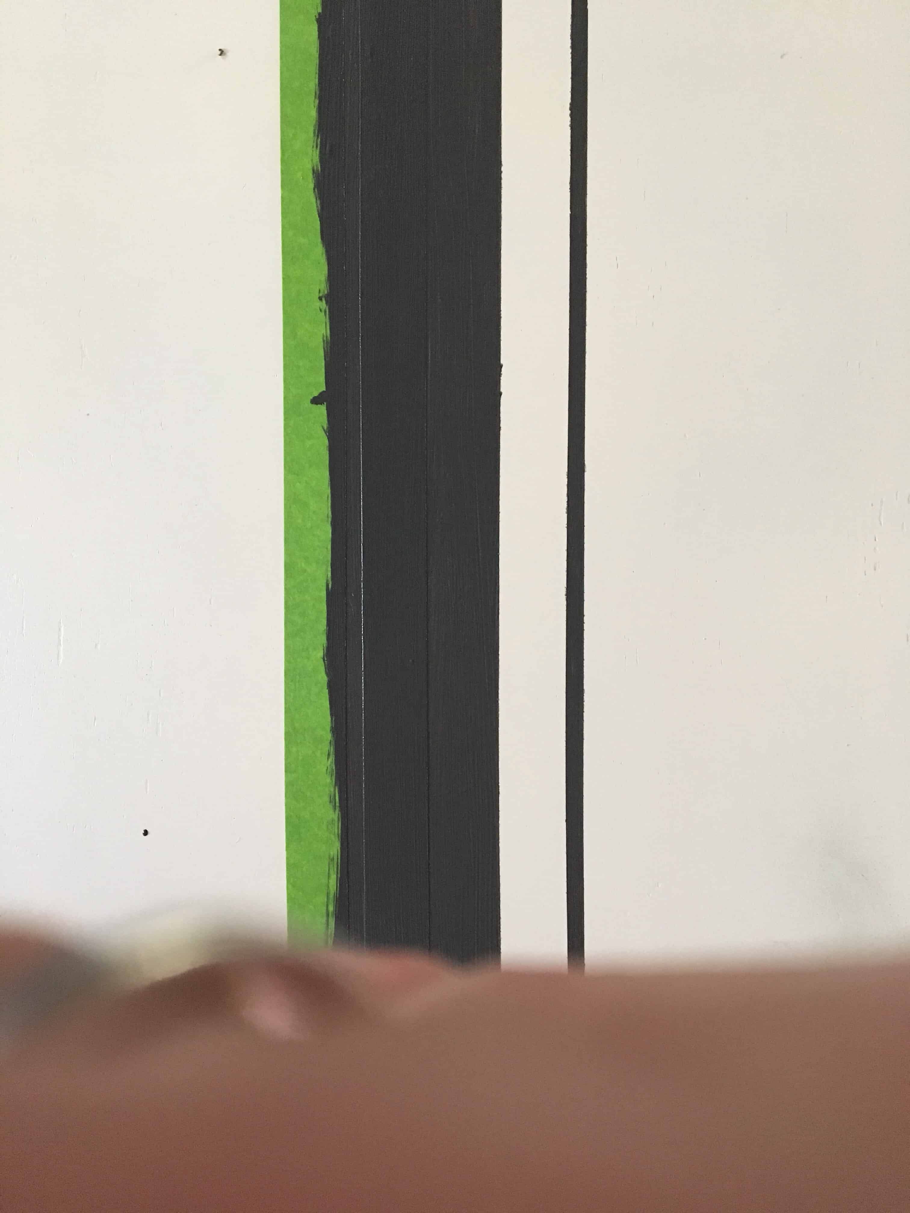 DIY/painted furnture/grainsack striping