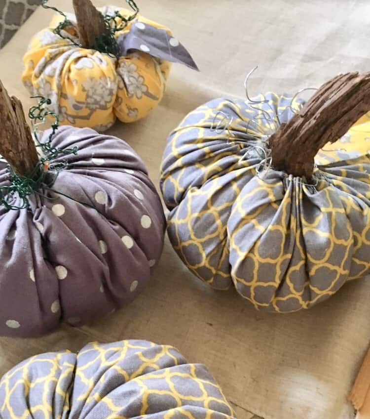 DIY/fabric pumpkins