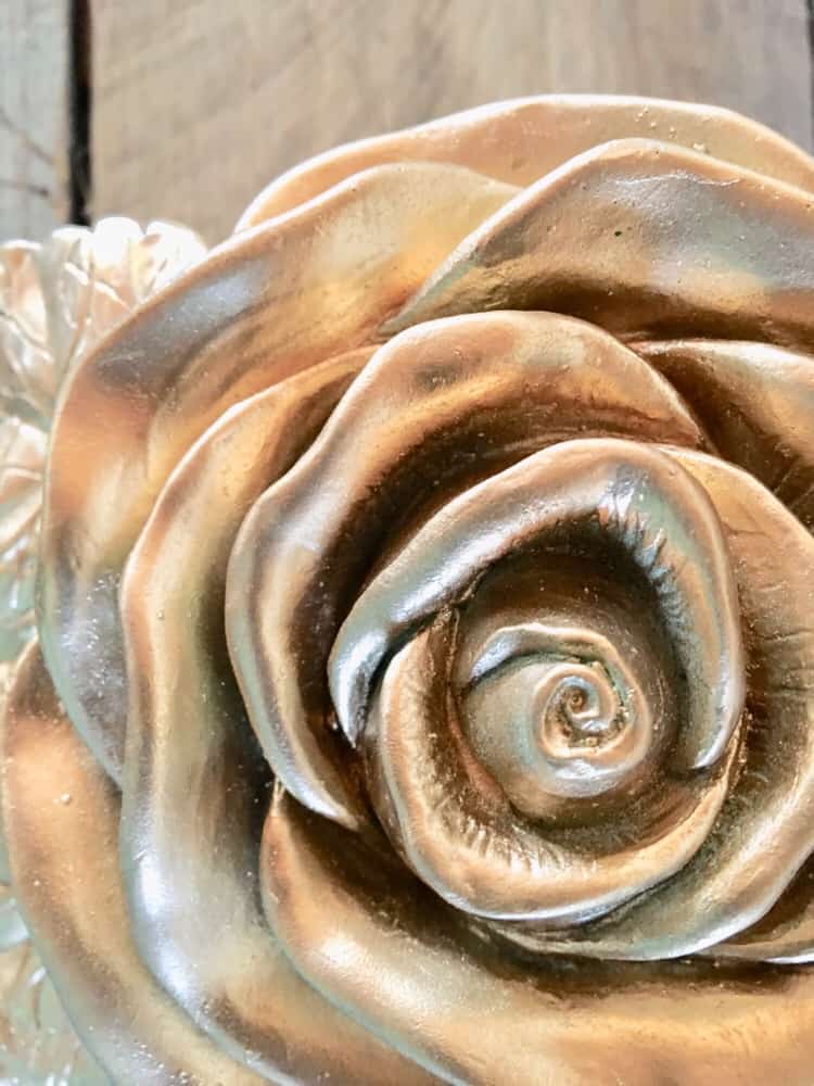 gold curtain holders/Thrift store/DIY