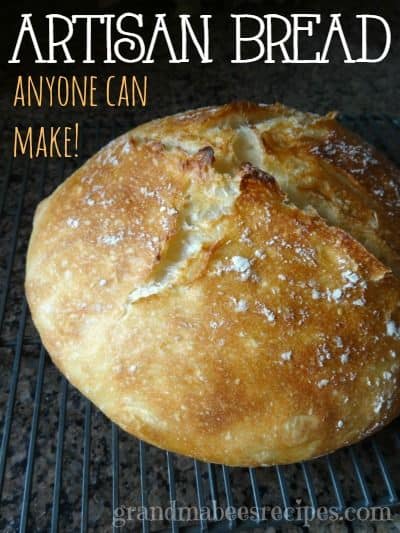 Artisan bread 1/recipe