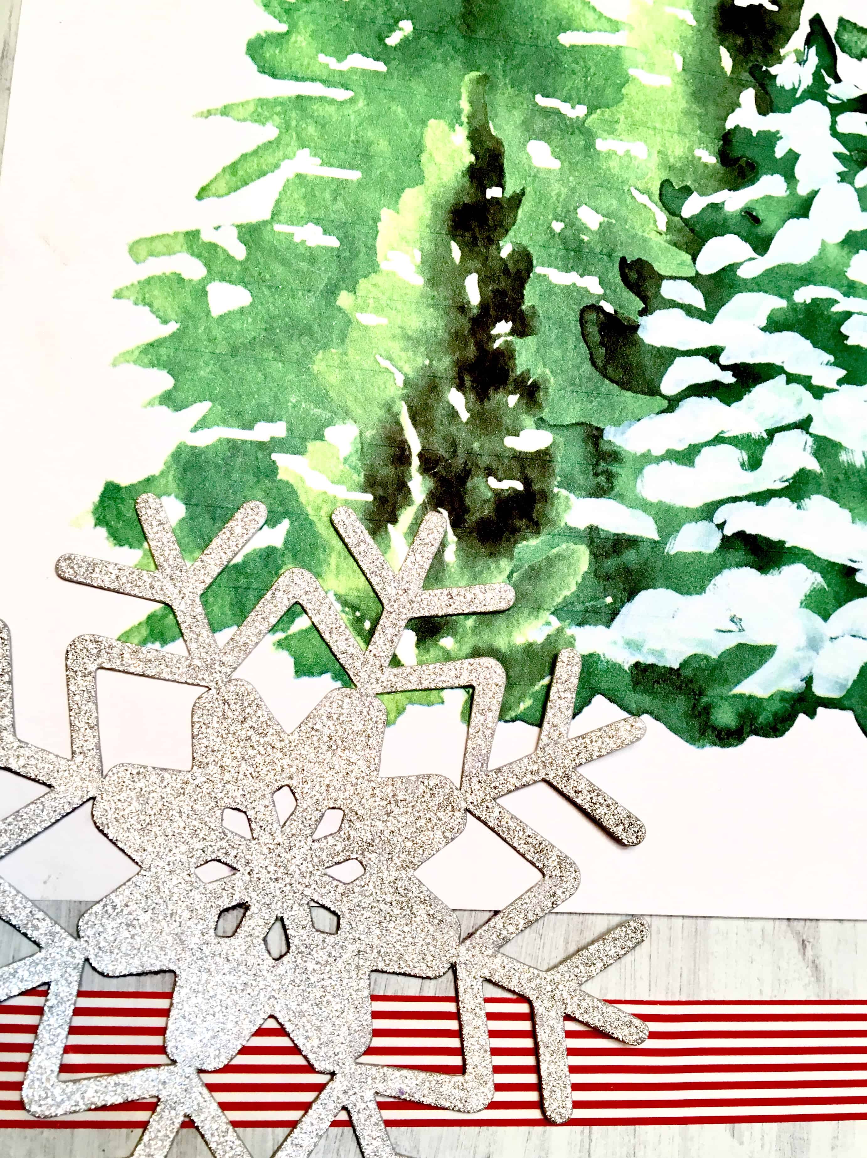 bread board art/DIY/Christmas