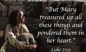 Mary pondered/inspirational/Christmas