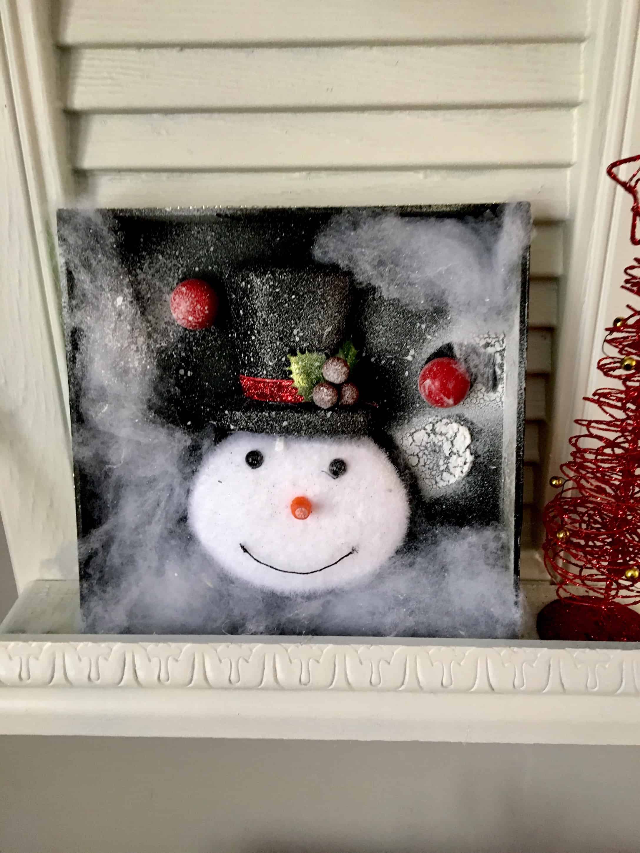 Christmas DIY/Dollar Tree/Snowman head