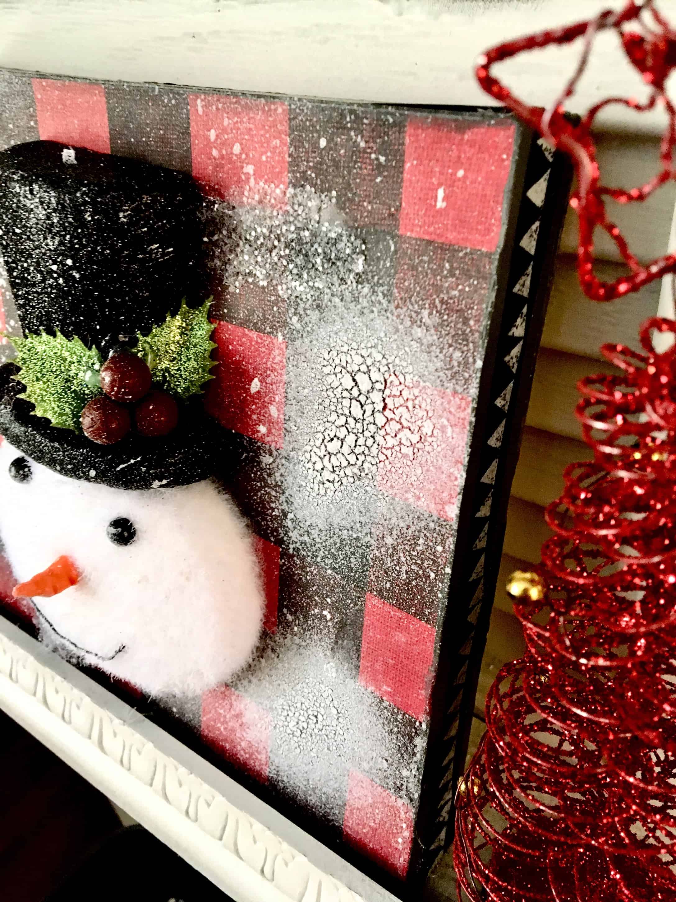 Christmas DIY/Dollar Tree/Snowman head