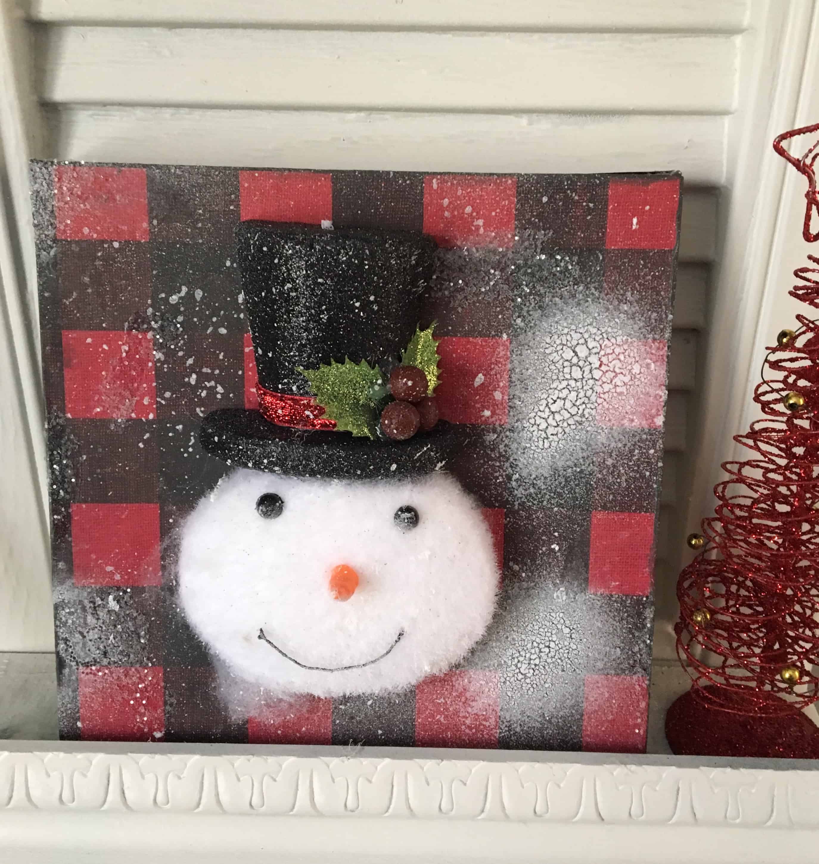 Christmas DIY/Dollar Tree/Snowman head