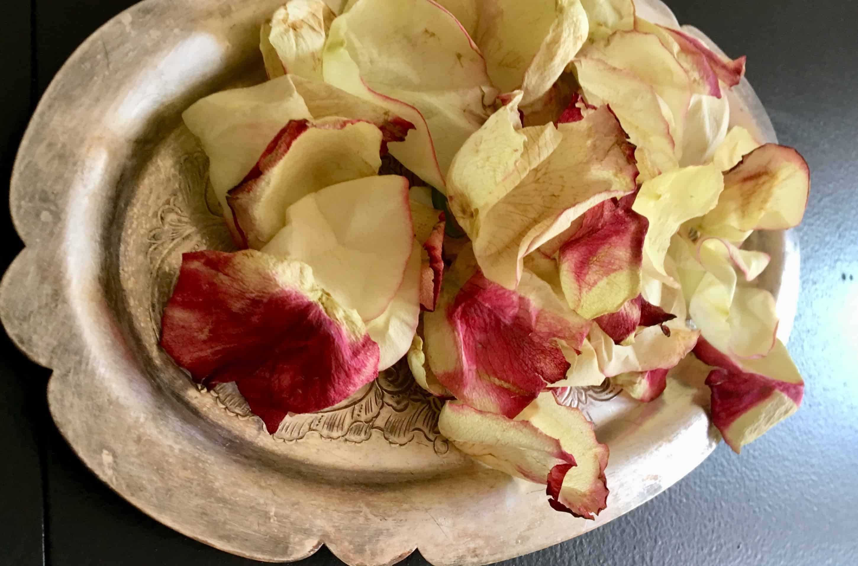 DIY, decorating, silver tray