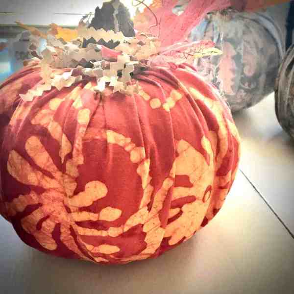 cloth pumpkin/diy pumpkins