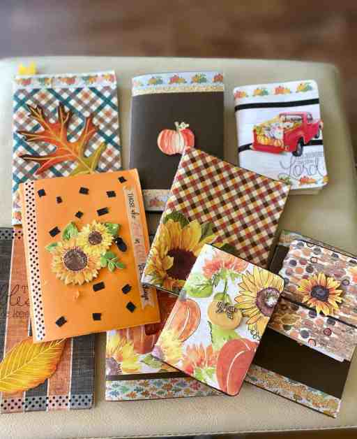 pictures of mini-journals/how to make mini-journals