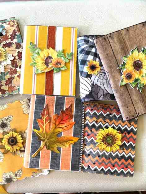 pictures of mini-journals/how to make mini-journals