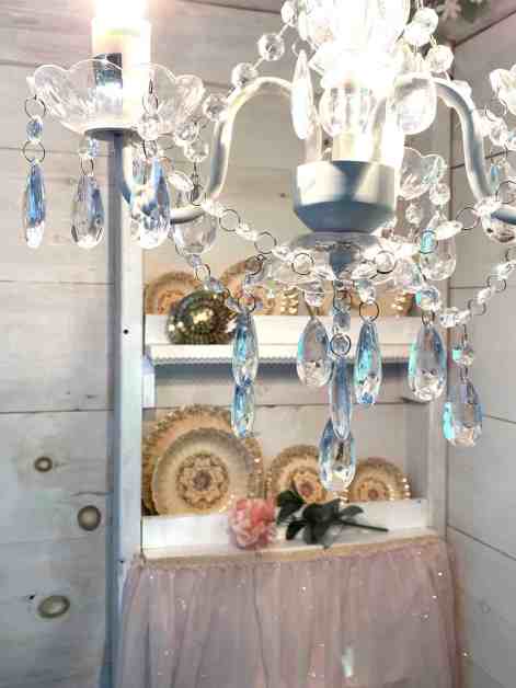 she shed kitchen/spring decorating