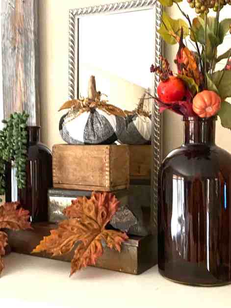 IMG_8621 | goodthoughtsgoodlives mantle display/fall decorating